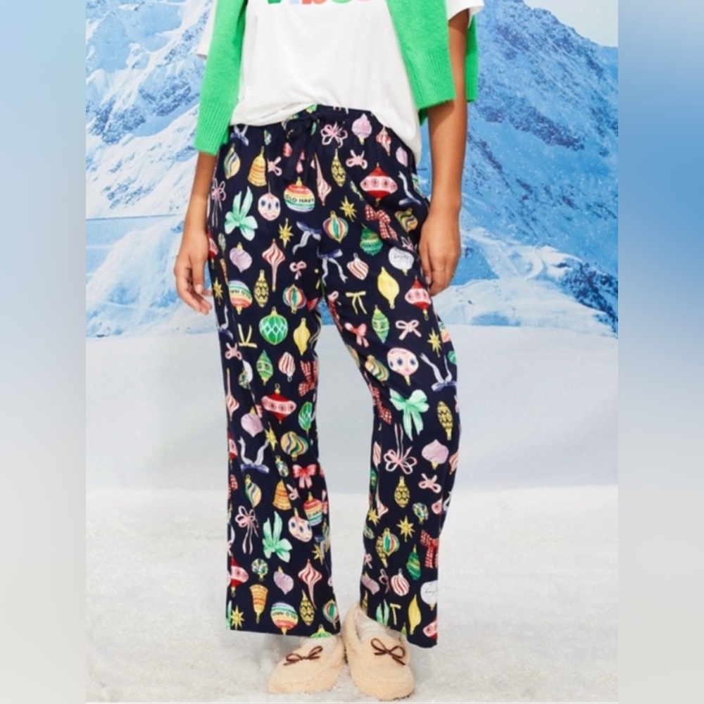 🆕 Old Navy Women's Mid-Rise Printed Flannel Pajama Pants PJ Bottoms L 12-14